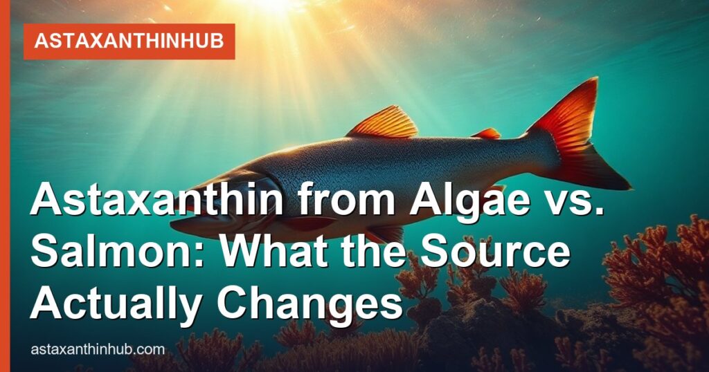 Astaxanthin from Algae vs. Salmon: What the Source Actually Changes - AstaxanthinHub