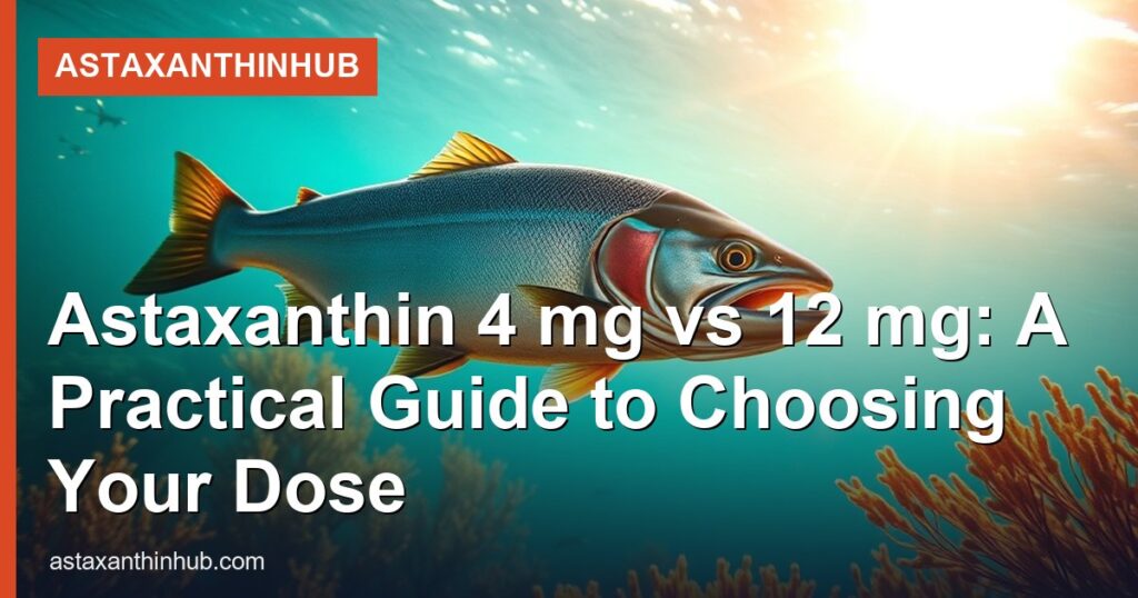 Astaxanthin 4 mg vs 12 mg: A Practical Guide to Choosing Your Dose - AstaxanthinHub