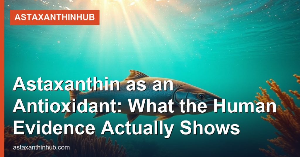 Astaxanthin as an Antioxidant: What the Human Evidence Actually Shows - AstaxanthinHub