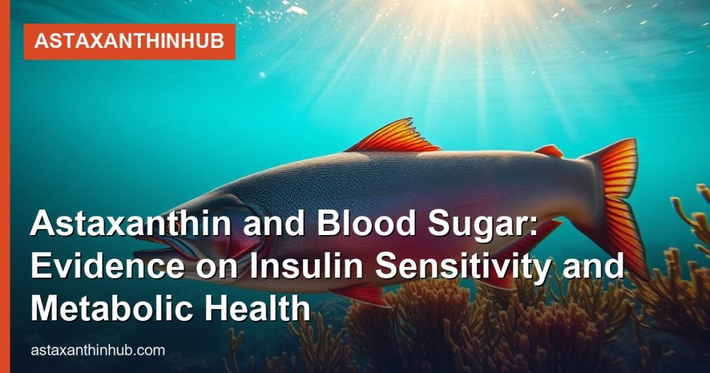 Astaxanthin and Blood Sugar: Evidence on Insulin Sensitivity and Metabolic Health - AstaxanthinHub