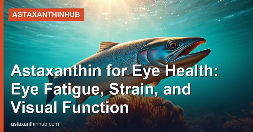 Astaxanthin for Eye Health: Eye Fatigue, Strain, and Visual Function - AstaxanthinHub