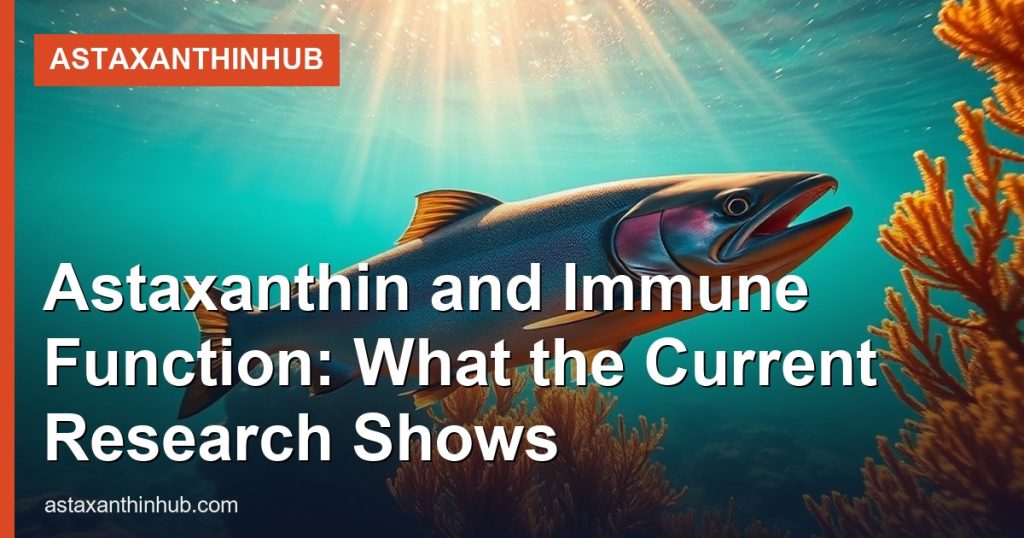 Astaxanthin and Immune Function: What the Current Research Shows - AstaxanthinHub