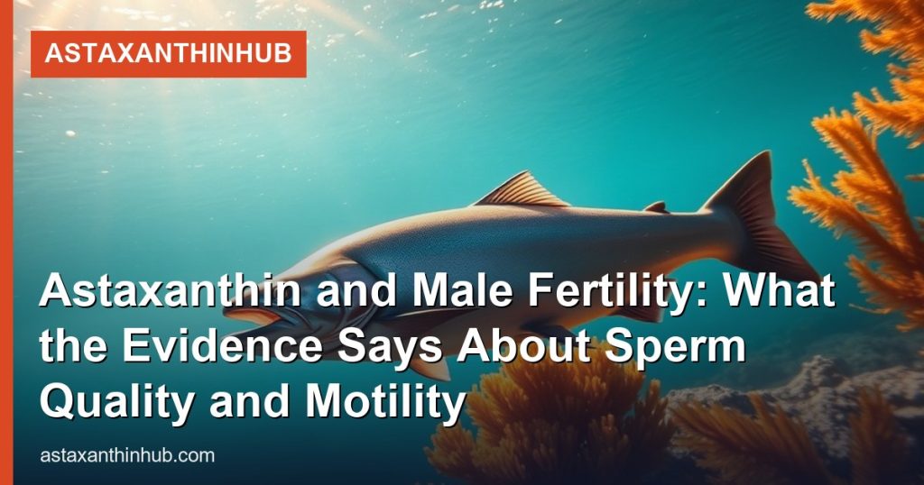 Astaxanthin and Male Fertility: What the Evidence Says About Sperm Quality and Motility - AstaxanthinHub
