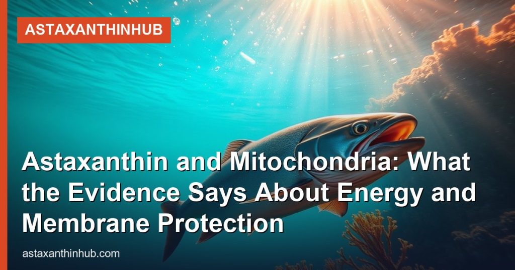 Astaxanthin and Mitochondria: What the Evidence Says About Energy and Membrane Protection - AstaxanthinHub