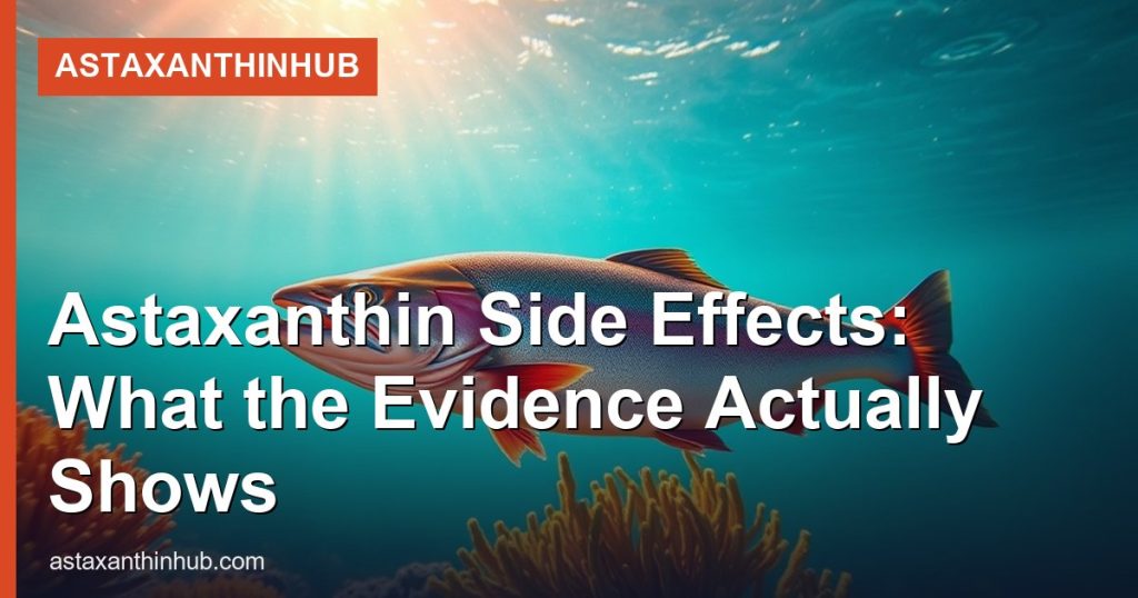 Astaxanthin Side Effects: What the Evidence Actually Shows - AstaxanthinHub