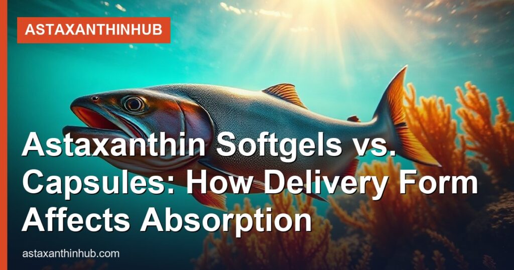 Astaxanthin Softgels vs. Capsules: How Delivery Form Affects Absorption - AstaxanthinHub