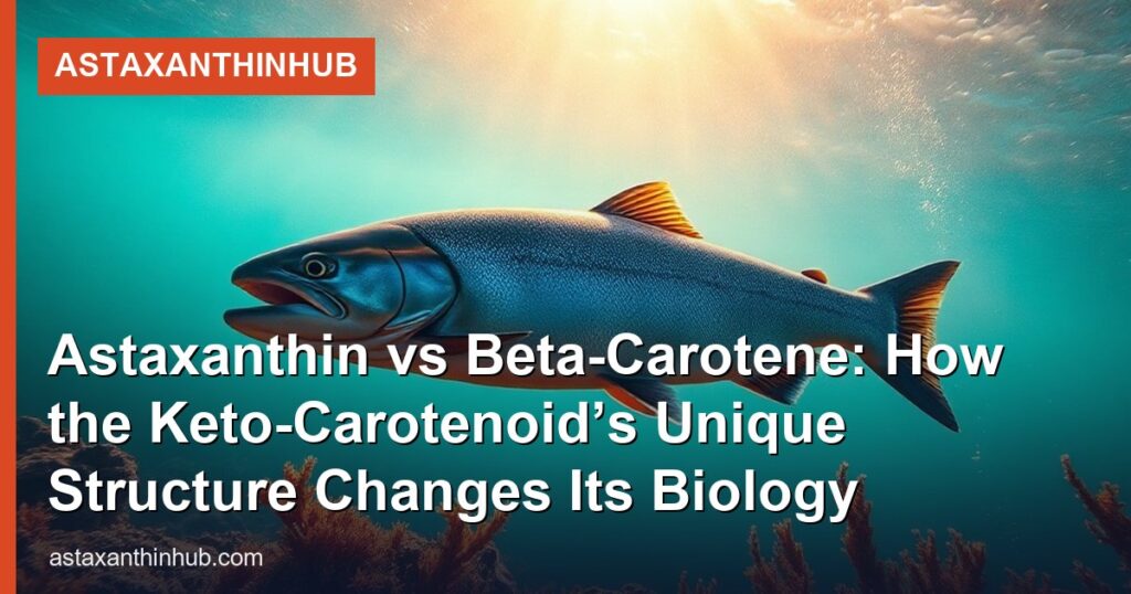 Astaxanthin vs Beta-Carotene: How the Keto-Carotenoid’s Unique Structure Changes Its Biology - AstaxanthinHub