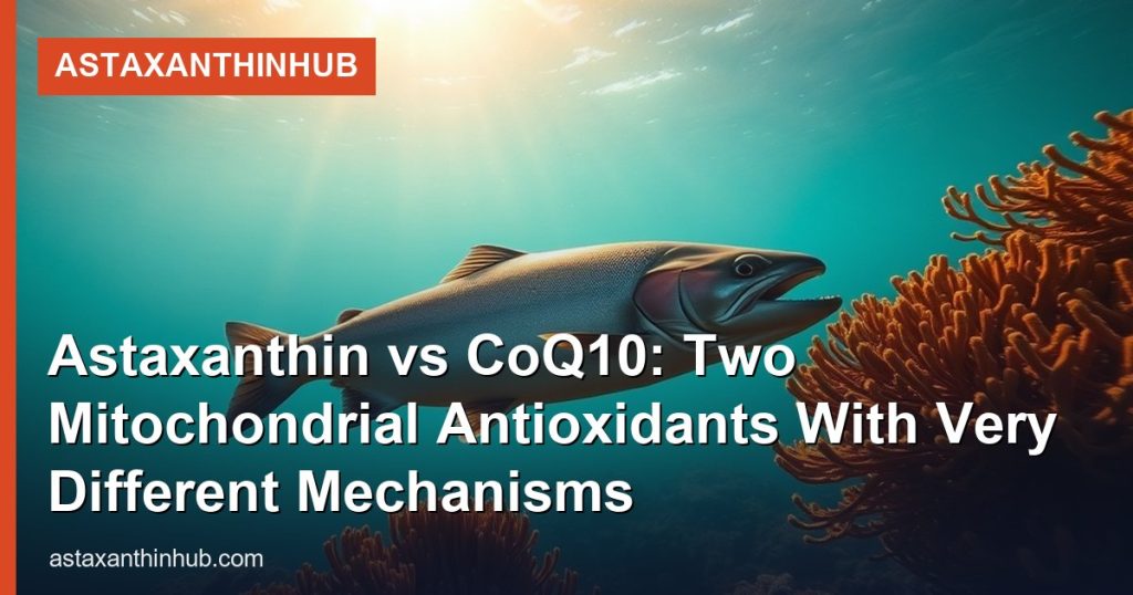 Astaxanthin vs CoQ10: Two Mitochondrial Antioxidants With Very Different Mechanisms - AstaxanthinHub
