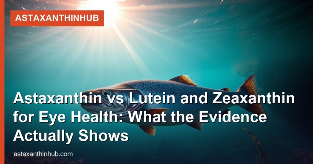 Astaxanthin vs Lutein and Zeaxanthin for Eye Health: What the Evidence Actually Shows - AstaxanthinHub