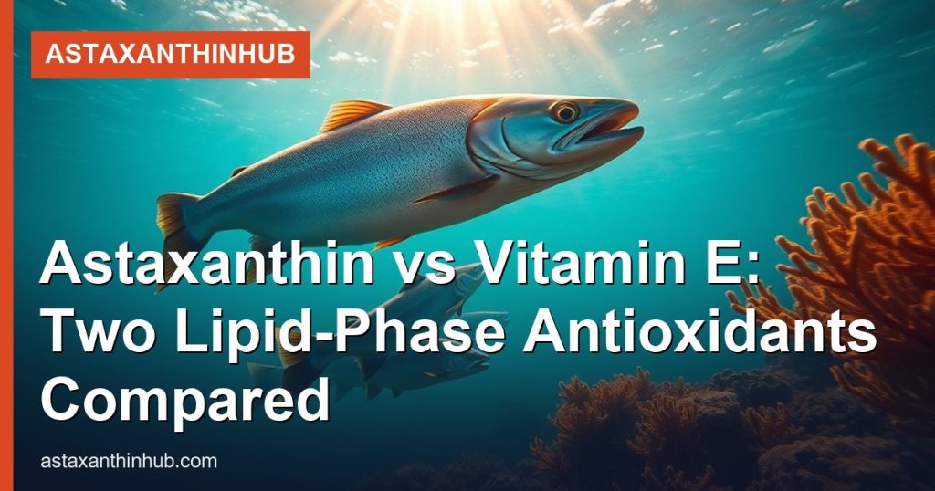 Astaxanthin vs Vitamin E: Two Lipid-Phase Antioxidants Compared - AstaxanthinHub