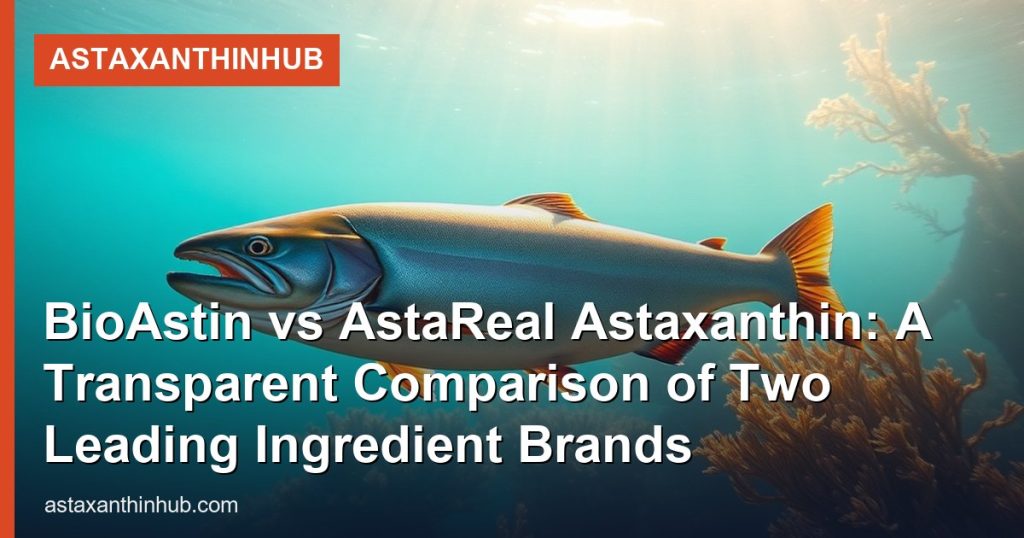 BioAstin vs AstaReal Astaxanthin: A Transparent Comparison of Two Leading Ingredient Brands - AstaxanthinHub