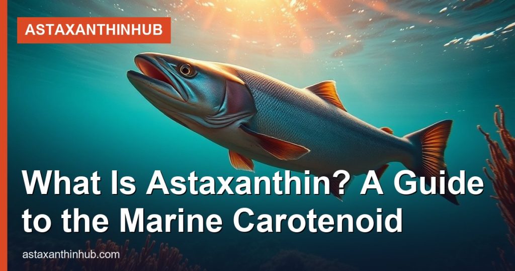 What Is Astaxanthin? A Guide to the Marine Carotenoid - AstaxanthinHub